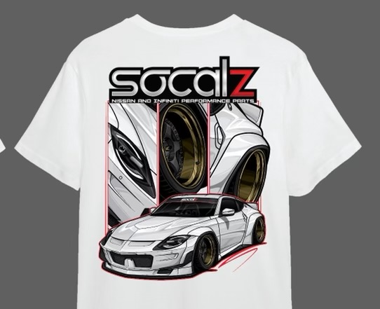 SoCal Z Canyon Carver Nissan Z Black T-Shirt